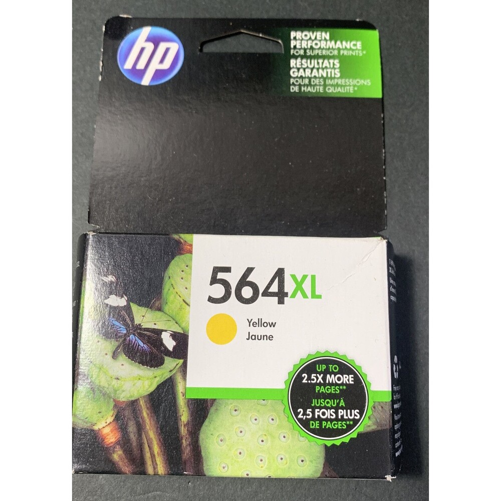 HP 564XL Black 1/20, Yellow Jaime 1/2017 & Magenta 3/17 - Picture 3 of 4